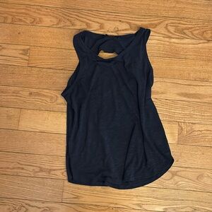 Athleta open cowl back tank top size L